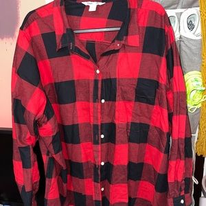 Plaid old navy flannel